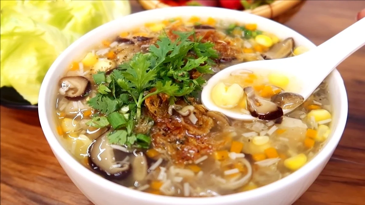 Cách nấu súp nấm bào ngư